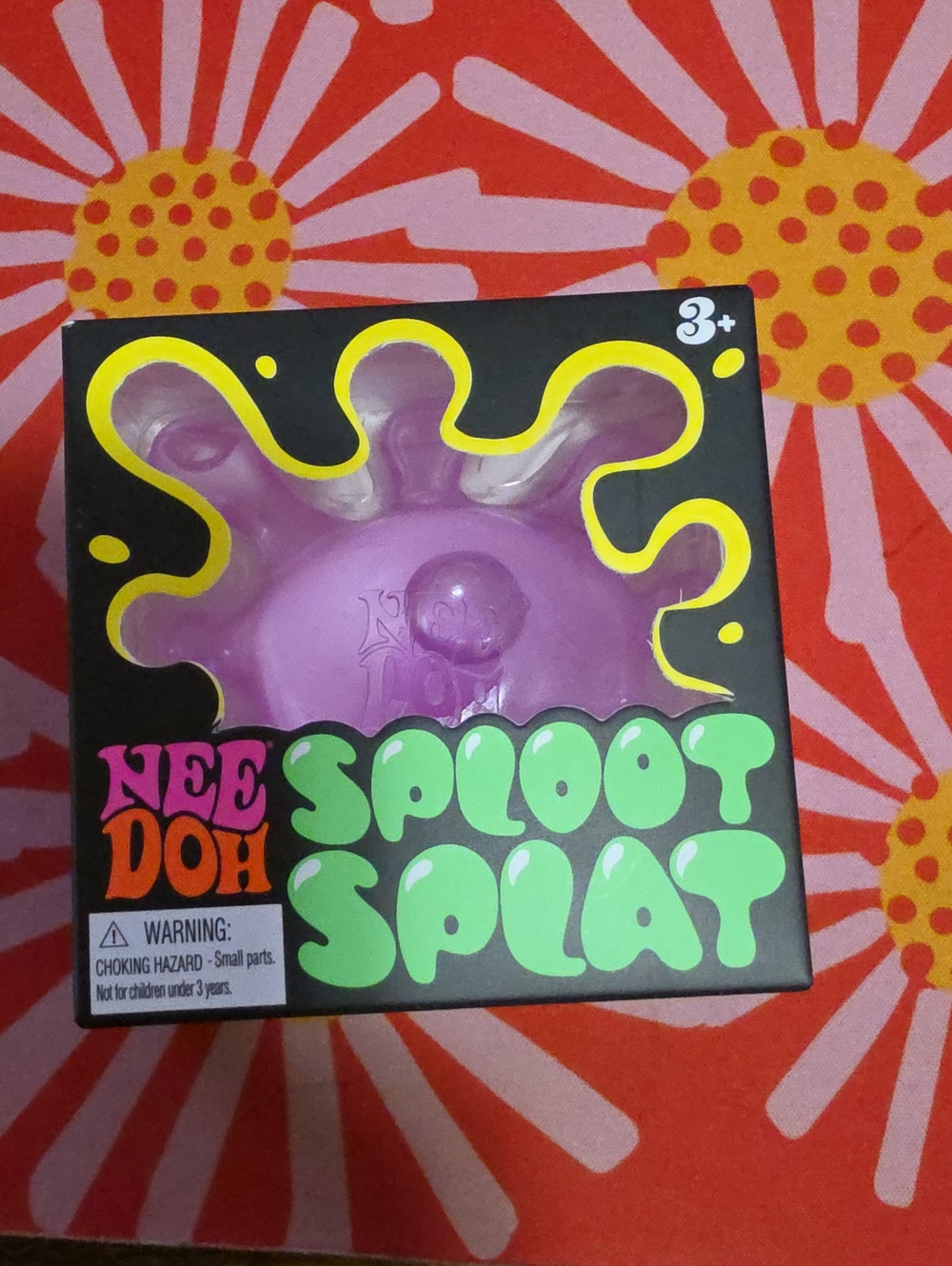 Nee Doh Sploot Splat Purple/pink Stress Toy